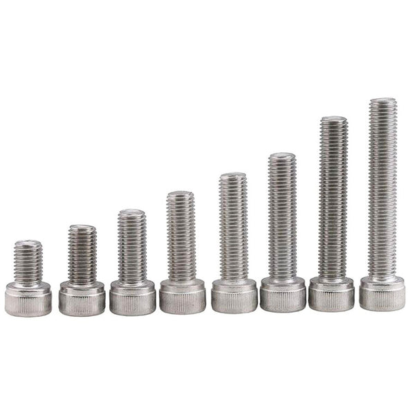 10/20/50PCS M2 M3 M4 M5 Stainless Steel Hex Bolt Socket Cap Screws Head DIN912