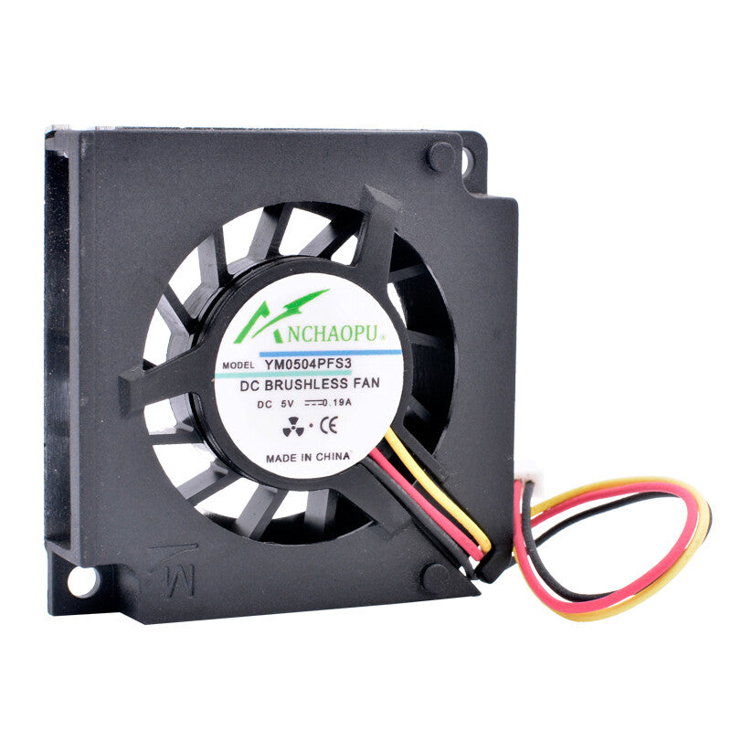 YM0504PFS3 45x45x10mm DC5V 0.19A 3 PIN cooling fan for router TV box projector