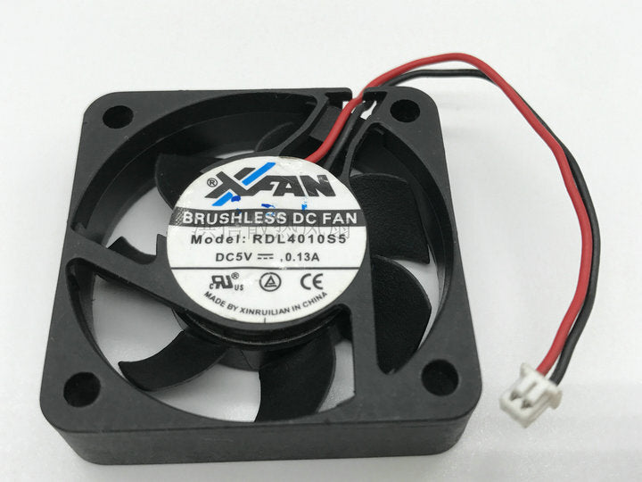XFAN RDL4010S5 DC5V 0.13A 4010 4CM 40*10mm 2-wire silent cooling fan