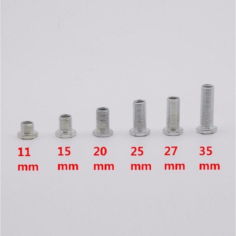 M10 Hollow screw with flanged cap M10 threaded tube lamp holder screw cover