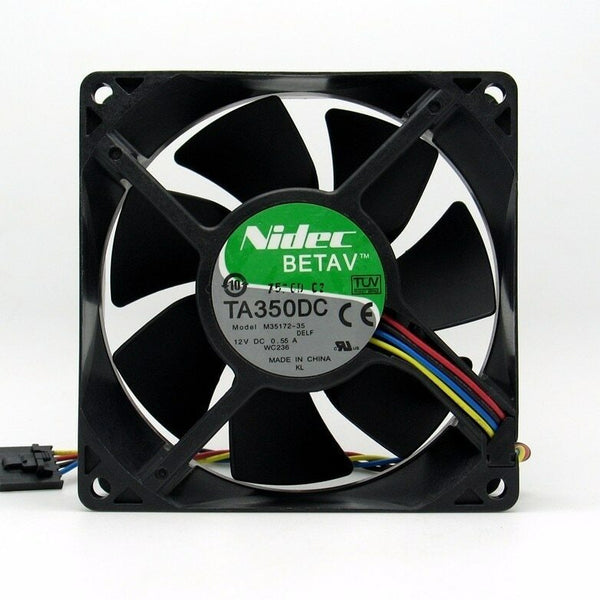 NIDEC M35172-35 9032 9CM DC12V 0.55A DELL server chassis radiator cooling fan