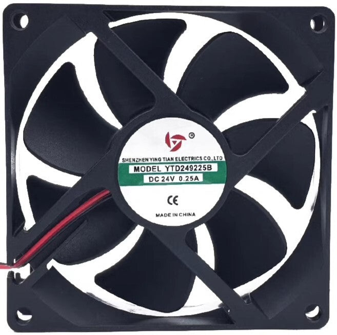 1PCS YTD249225B DC24V 0.25A 2-Wire Inverter Cooling Fan