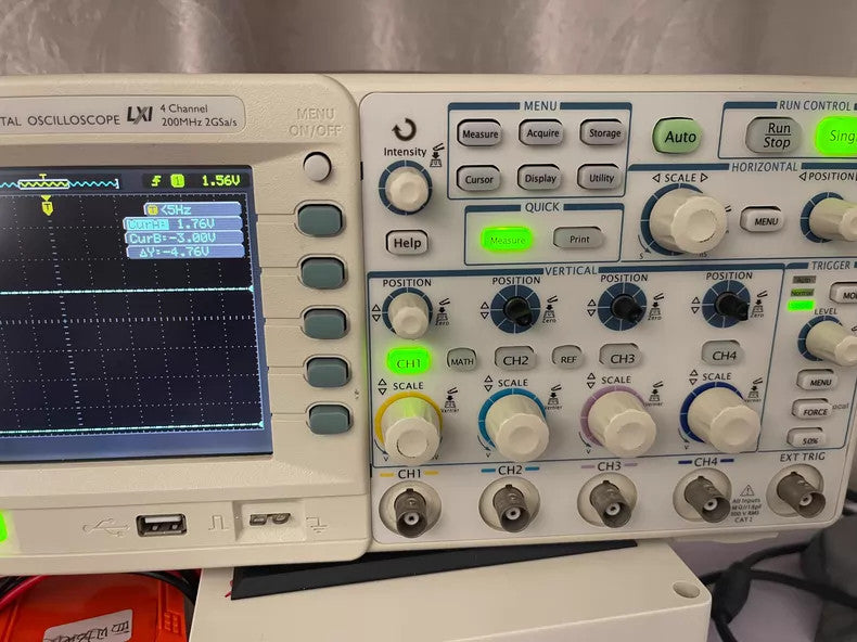 Rigol DS1204B Digital Oscilloscope LXI 4 Channel 200 MHz 2GSa/s DHL/UPS/fedex