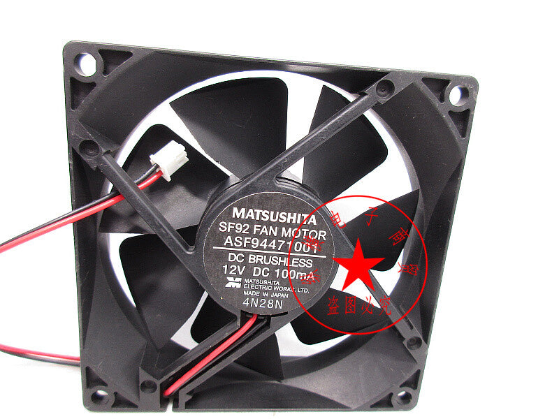 1PC Mitsubishi ASF94471001 12V 0.1A 9CM 9025 2-wire cooling fan