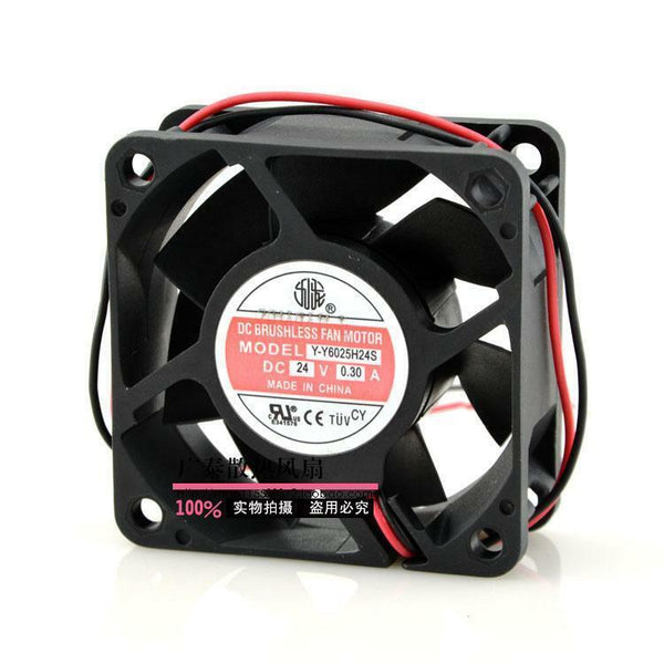 YY6025H24S cooling fan DC24V 0.3A 2wire 60*60*25mm