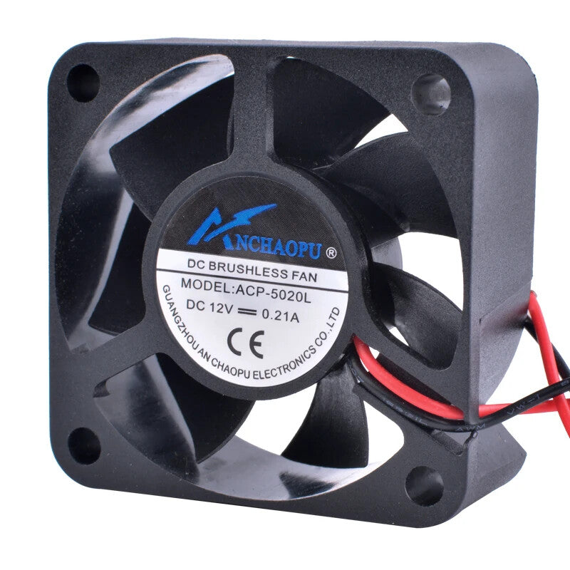 ACP-5020L 5cm 5020 12V 0.21A Hydraulic bearing large air volume 2pin cooling fan