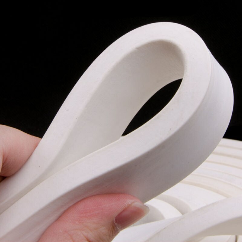 White Foam Weather Sponge Rubber Strip Seal For Doors Windows square 8 - 20mm