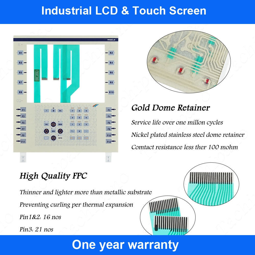 For XBT F10CK XBTF10CK ZT-EDM Schneider Telemecanique Membrane Keypad