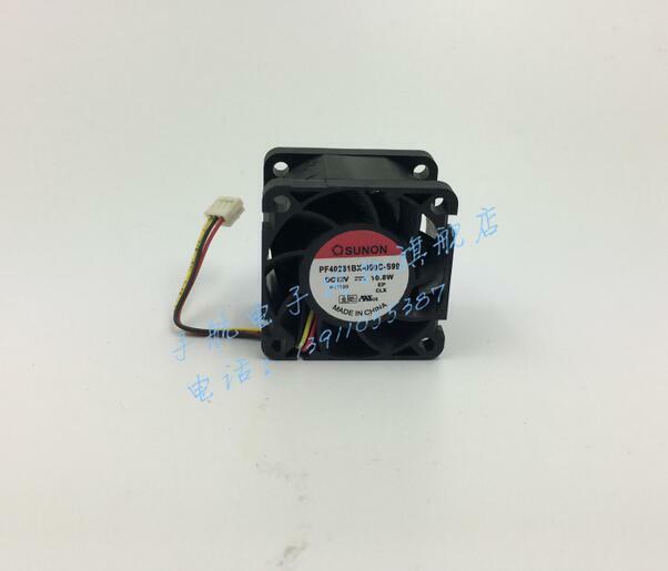 SUNON PF40281BX-000C-S99 4028 40x40x28mm DC 12V 10.8W 3-line Server Cooling Fan