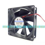 BOK BDH8025S DC12V 0.35A 80X25MM 2 Wire Industrial Axial Cooling Fan Brand