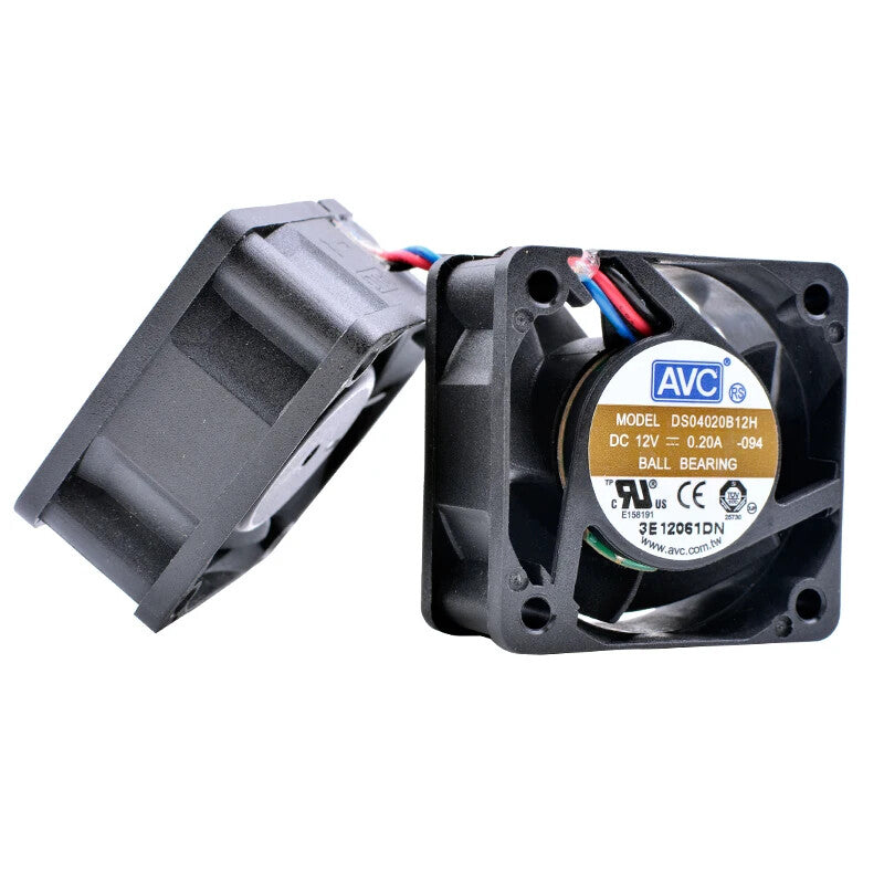 DS04020B12H 40mm DC12V 0.20A 3pin cooling fan for soft router CPU power supply
