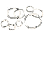 M3-M41-2/5/10/30PCS 304 Stainless Steel Three Wave Washers Spring Washer