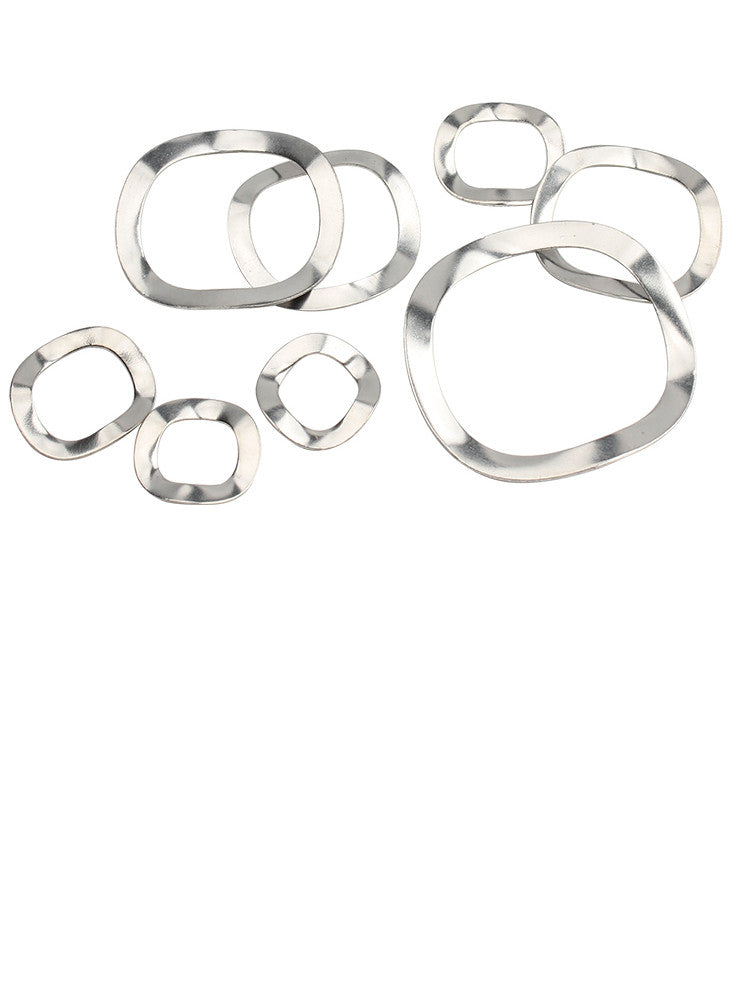 M3-M41-2/5/10/30PCS 304 Stainless Steel Three Wave Washers Spring Washer