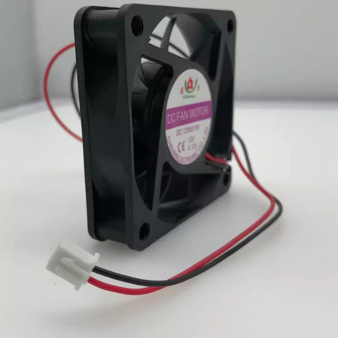 1PCS 12S6015H DC12V 0.12A 6CM 2-Wire Cooling Fan