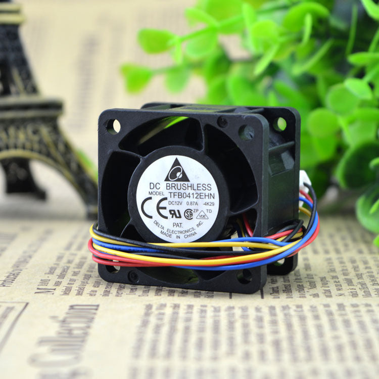 DELTA TFB0412EHN fan 12V 0.87A 4Pin 40*40*28mm