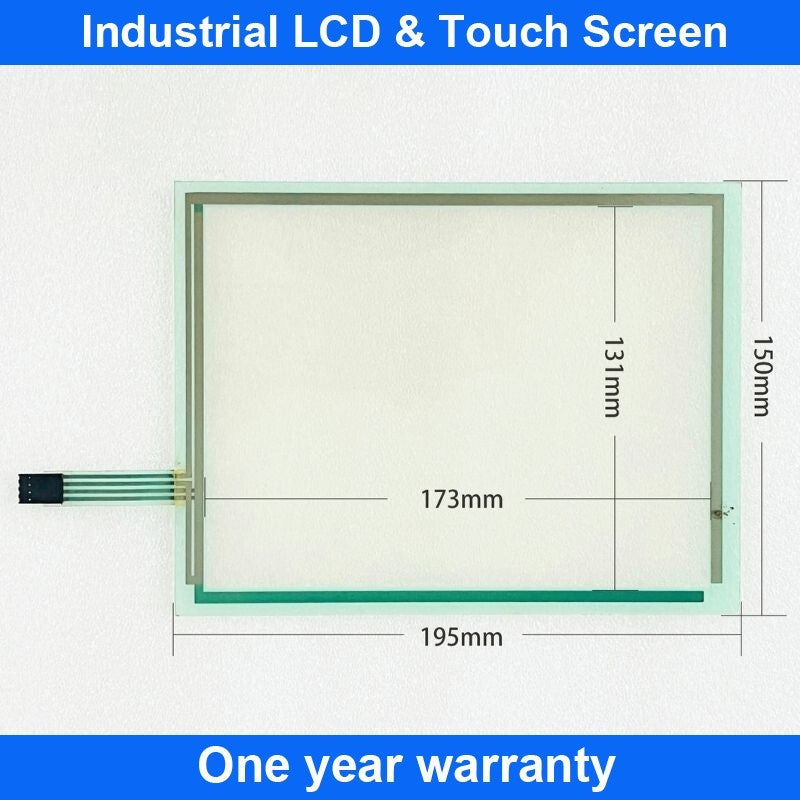 Touch Screen Panel Glass Digitizer For VT585WBPT00N056 VT585W + Overlay Film