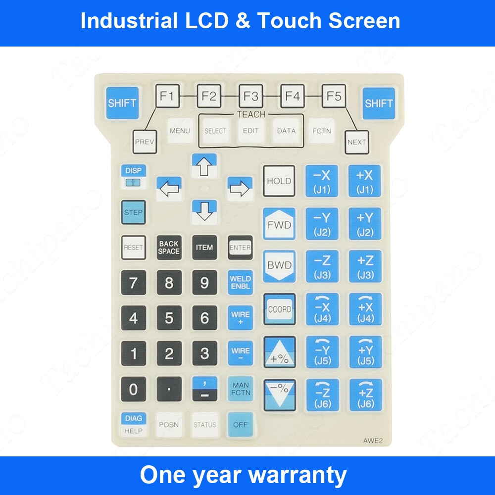 Membrane Keypad for Fanuc AWE2 Teach Pendant Protective Film
