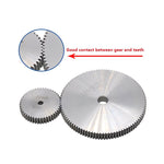 1 Mod 12T-150T Spur Gear 45# Steel Thickness 10mm Motor Pinion Transmission Gear