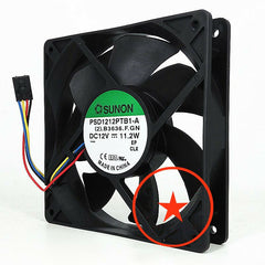 SUNON PSD1212PTB1-A 12V 0.93A 11.2W 12CM 12025 Dell PWM cooling fan 4pin
