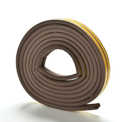 10M Self Adhesive Doors Windows Foam Seal Strip Soundproof Collision Rubber Seal