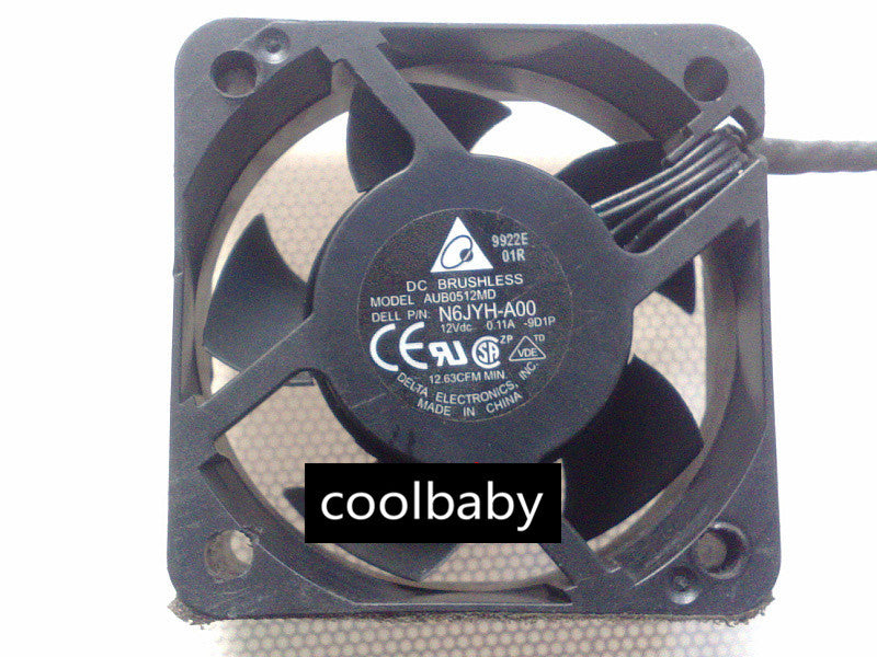 1pc DELL N6JYH-A00 fan AUB0512MD 50*50*20mm 12V 0.11A 4pin