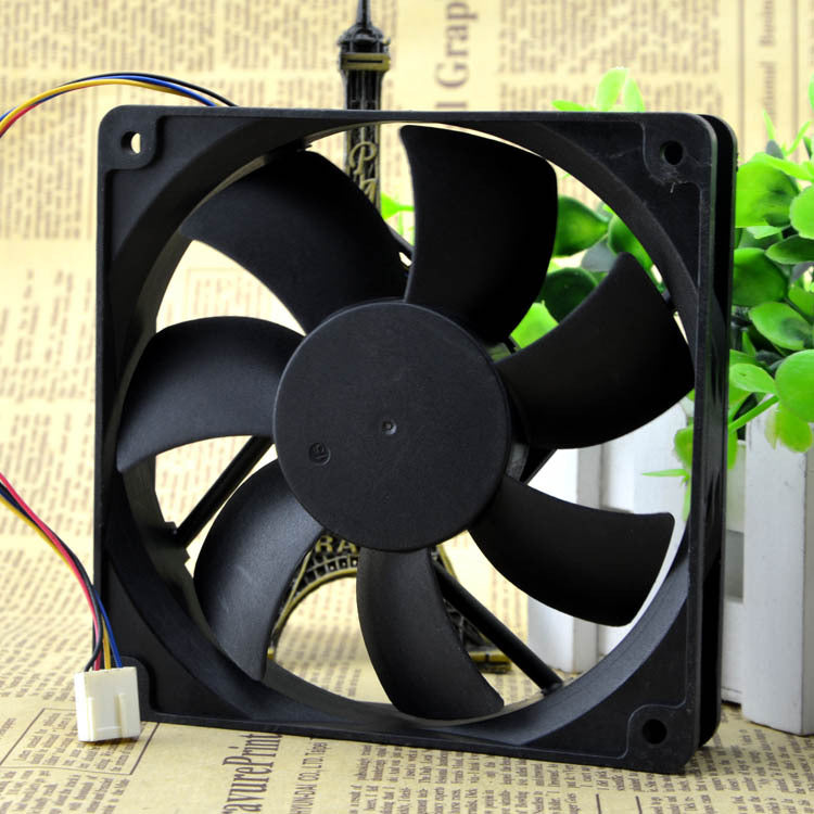 2pcs original ADDA AD1212UB-A73GL 12025 Chassis fan Ball bearing 12V 0.5A 4PIN
