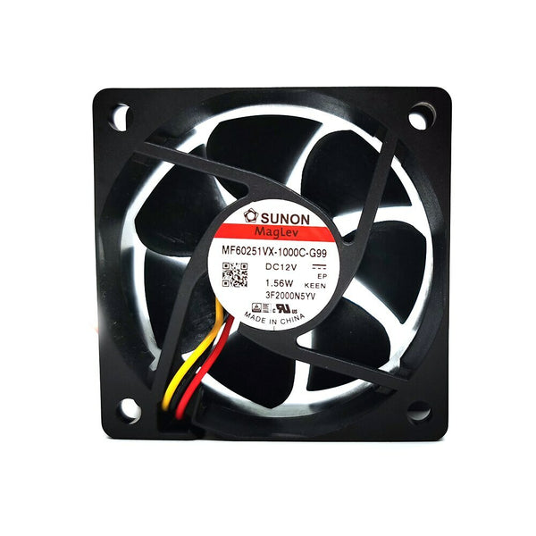For Sunon MF60251VX-1000C-G99 6025 6CM DC12V 1.56W 3Pin COOLING FAN