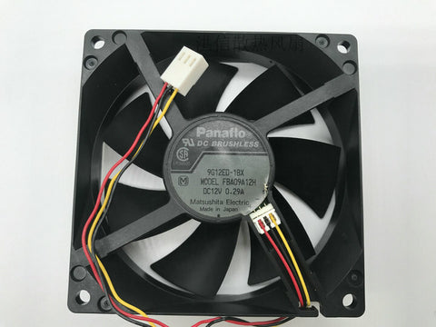 Panafio Fan FBA09A12H DC12V 0.29A 9025 90*25MM 3 Pin Cooling fan