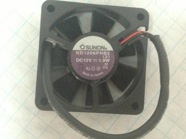 Original SUNON KD1206PHB2 60*60*15mm 12V 1.9W 2Wire Silence axial Cooling fan