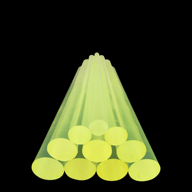 Dia 6mm to 100mm Polyurethane Bar Stick Length:500mm Yellow PU Nylon Rods Sticks