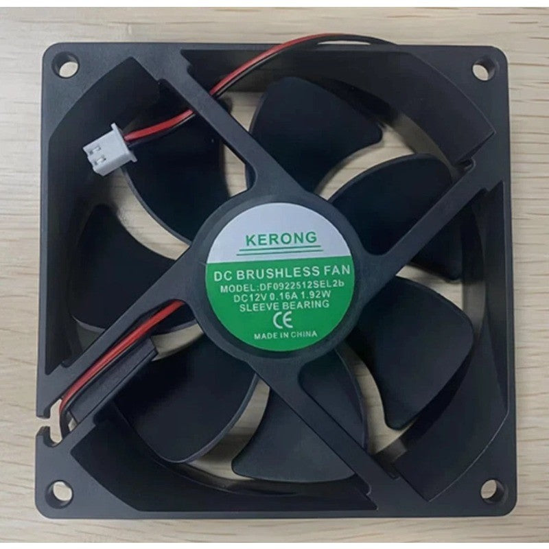 KERONG DF0922512SEL2b 12V 0.16A 1.92W 2-Wire 9CM Cooling Fan