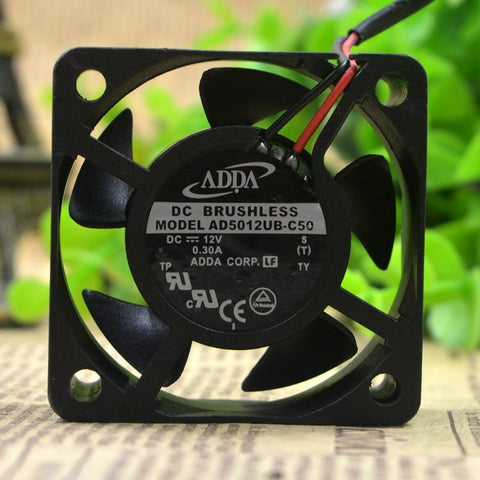 FOR ADDA AD5012UB-C50 12V 0.30A 5CM 5020 Motor protection cooling fan
