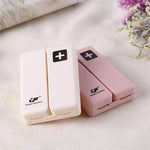 Foldable 7 Days Pill Case A Week Pill Box Tablet Storage Case Container