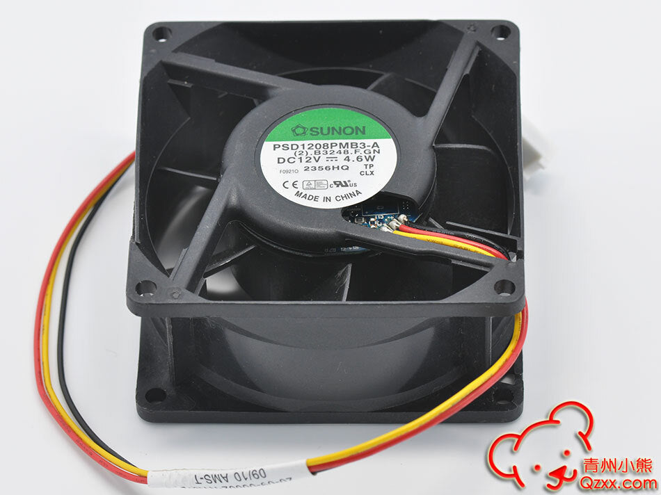 PSD1208PMB3-A Server cooling fan DC12V 4.6W 82.5CFM 3wire 80X80X38mm