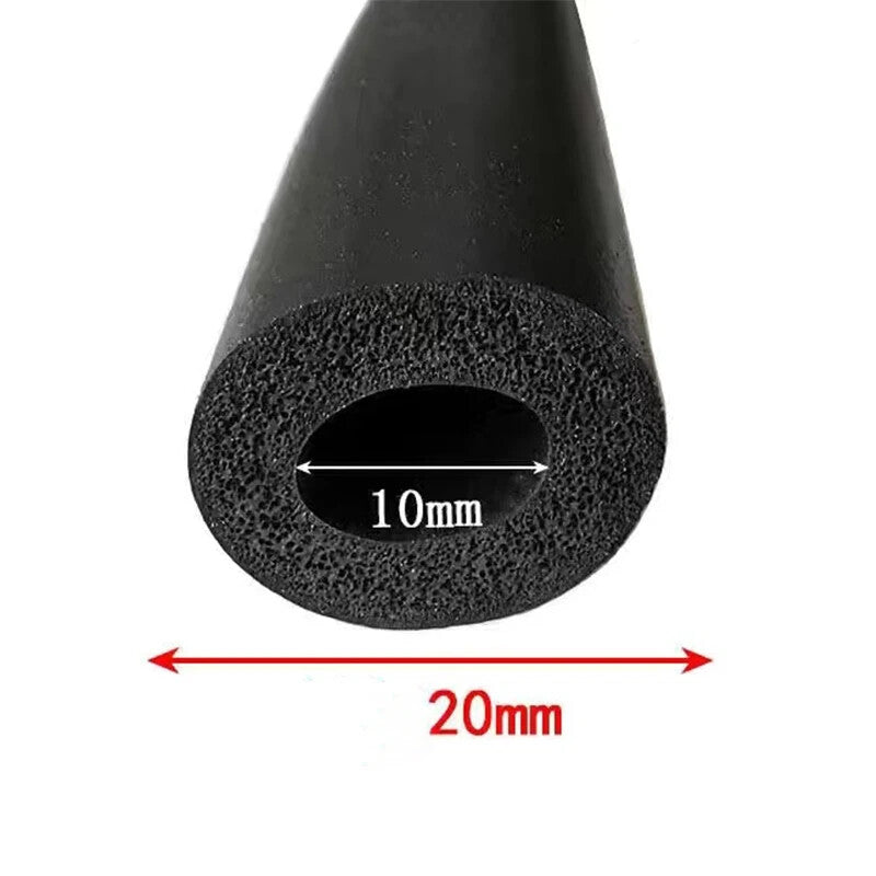 Waterproof Pipe EPDM Rubber Foam Sponge Seal Strip Round Dia.3mm 4mm 6mm-20mm