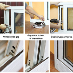 10Meters Window Brush Seal Strip Self Adhesive Weather Stripping Door Sweep