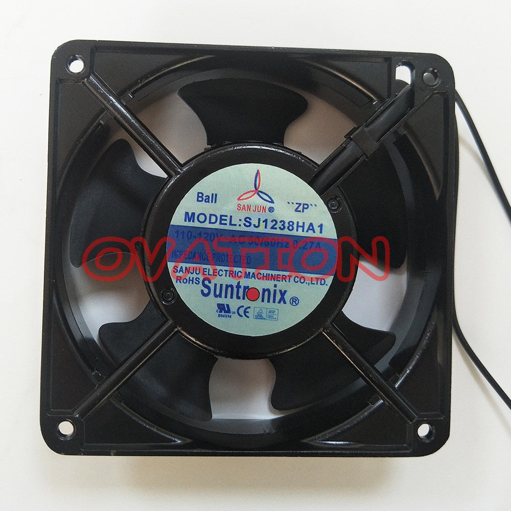 SANJUN SJ1238HA1 Cooling Fan AC110V 0.27A 120x120x38mm 2-Wire