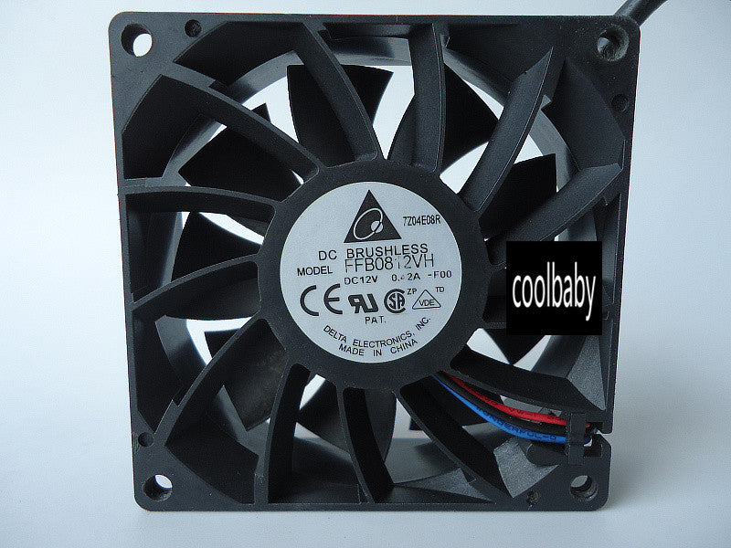 Delta FFB0812VH-FOO fan 12V 0.42A 80*80*25mm 3pin