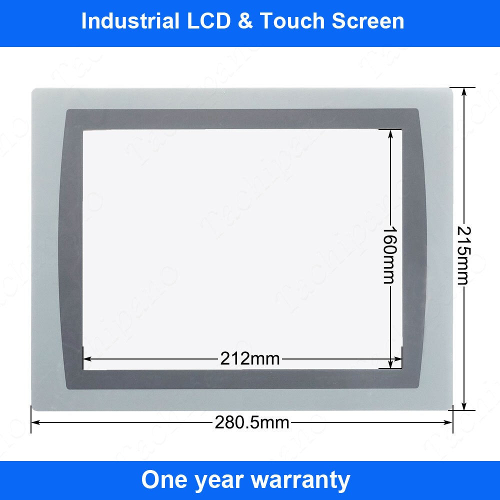 2711P-T10C21D8S Touch Screen Panel for 2711P-T10C21D8S with Overlay Film