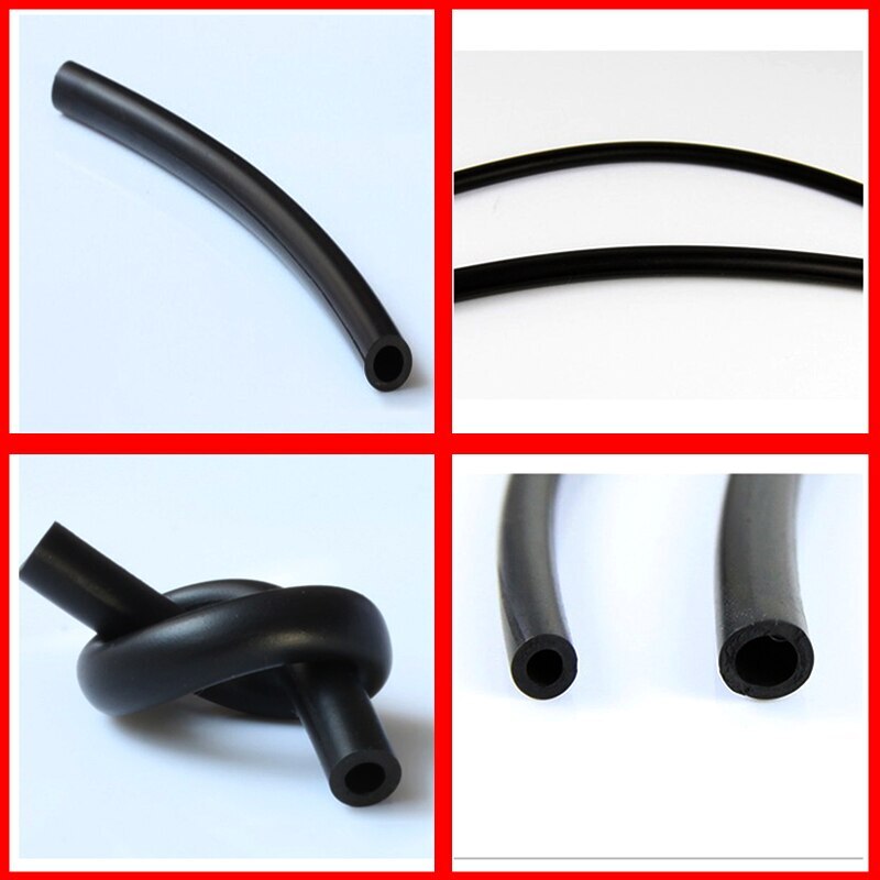 ID:2-12mm OD:4-16mm Viton Hose FKM FPM Viton Hose Oil Resistant 3 meter