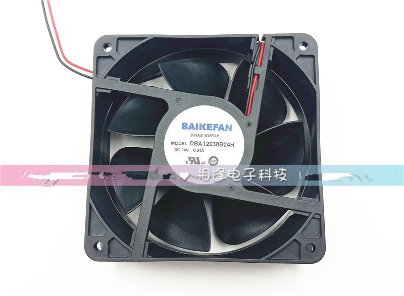 BAIKEFAN Fan DBA12038B24H DC24V 0.61A 12038 12CM 2 Wire cooling fan