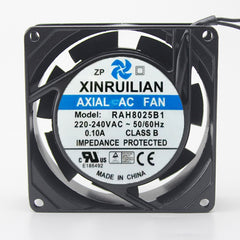 XINRUILIAN RAH8025B1 220V/240V 0.10A 8025 cabinet double ball cooling fan