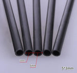 Carbon Fiber Tube 2mm 2.5mm 3mm 4mm 5mm 6mm OD 200mm 400mm Long Round