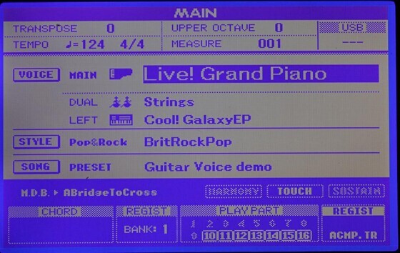 New LCD Display Screen for Yamaha Psr S500 S550 S650 DGX-520/620/630/640 mm6 mm8
