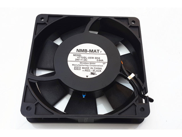 NMB 4710SL-05W-B56 12025 24V0.64A 4-wire temperature control inverter metal fan