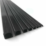 500mm Carbon Fiber Strip Solid Rod Round Square Tube Flat Bar Shaft RC Airplane