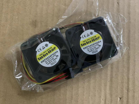 SANYO 9WF0424F6D04 24V 0.076A A90L-0001-0507#B dual pin FANUC cooling fan