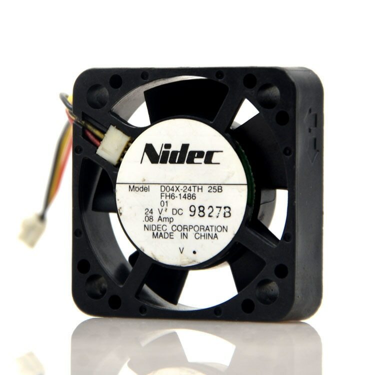 NIDEC D04X-24TH 25B Copier cooling fan DC24V 0.08A 40*40*10mm 3pin