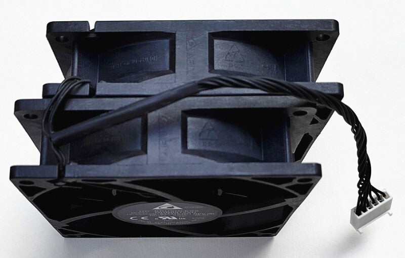 HP Workstation Z620 Z820 Z840 12VDC Dual Rear Fan Delta QUR0912VH HP 644315-001