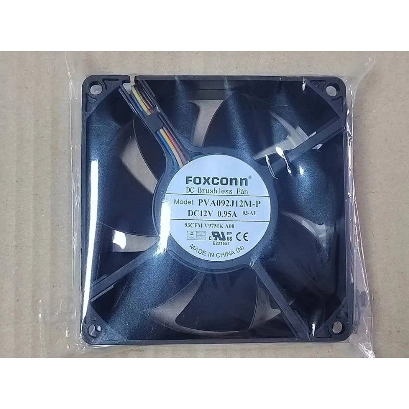 FOXCONN PVA092J12M-P Fan 12V 0.95A 90x90x32mm 4-Pin Case/CPU Cooling Fan